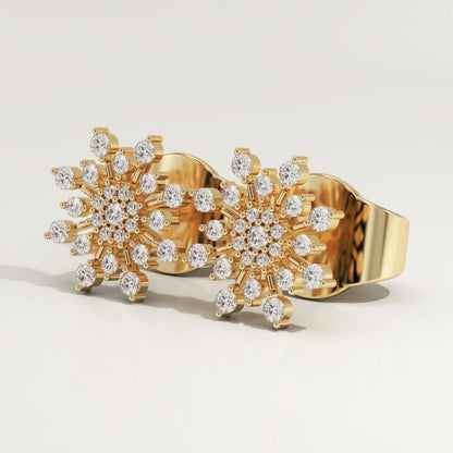 0.408 TCW Round Lab-Grown Diamond Stud Earrings