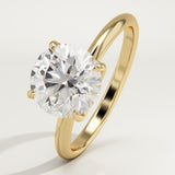 1.5 CT Round Cut Solitaire Lab-Grown Diamond Engagement Ring