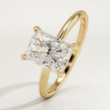 2.0 CT Radiant Cut Solitaire Lab-Grown Diamond Engagement Ring