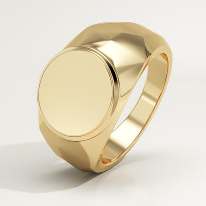 Signet Wedding Band For Men