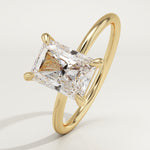 2.0 CT Radiant Cut Solitaire Lab-Grown Diamond Engagement Ring