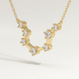 0.2 TCW Round Lab-Grown Diamond Leo Constellation Necklace