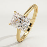 2.0 CT Radiant Cut Solitaire Lab-Grown Diamond Engagement Ring