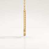 0.204 TCW Round Lab-Grown Diamond Virgo Zodiac Necklace