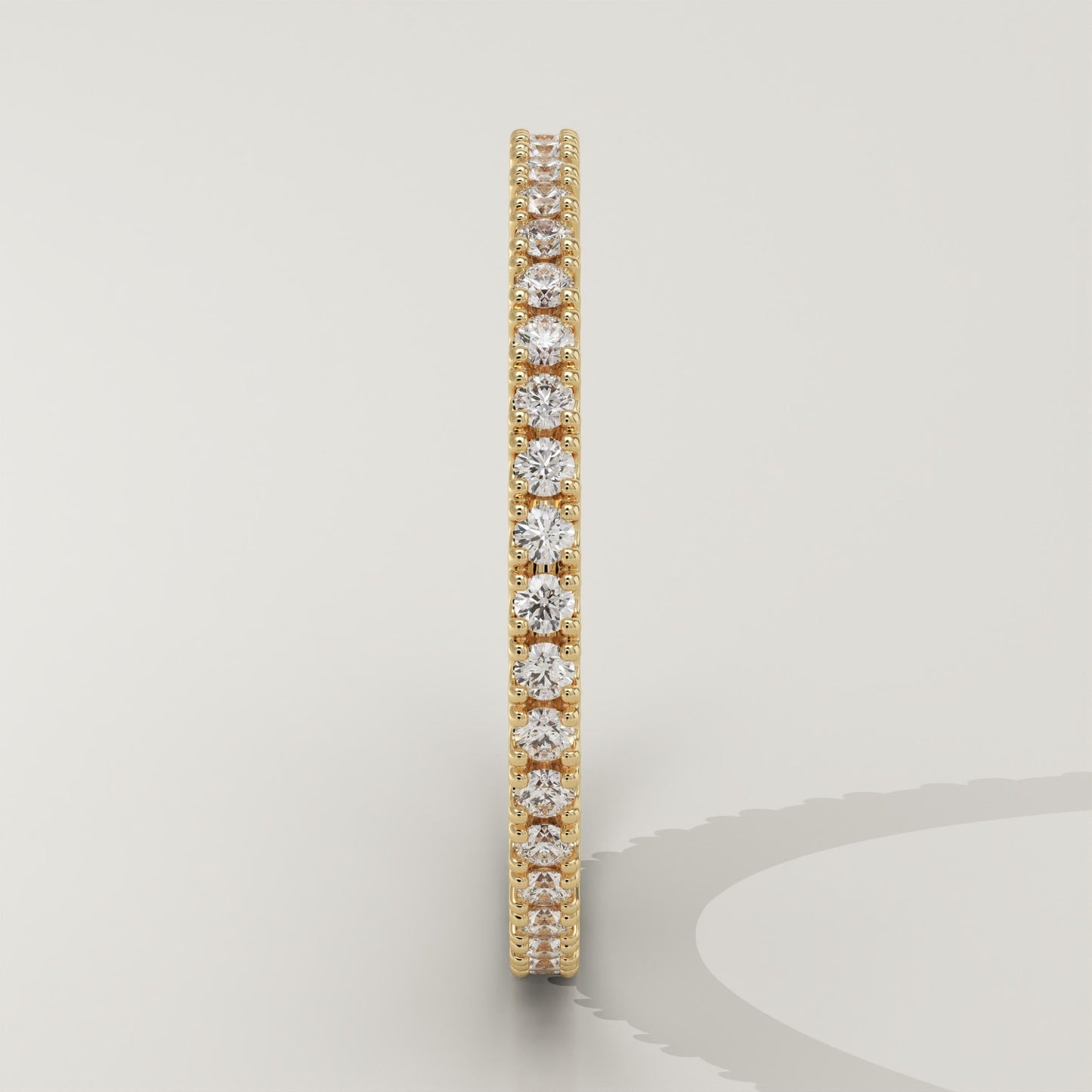 0.33 TCW Round Lab-Grown Diamond Full Eternity Wedding Band