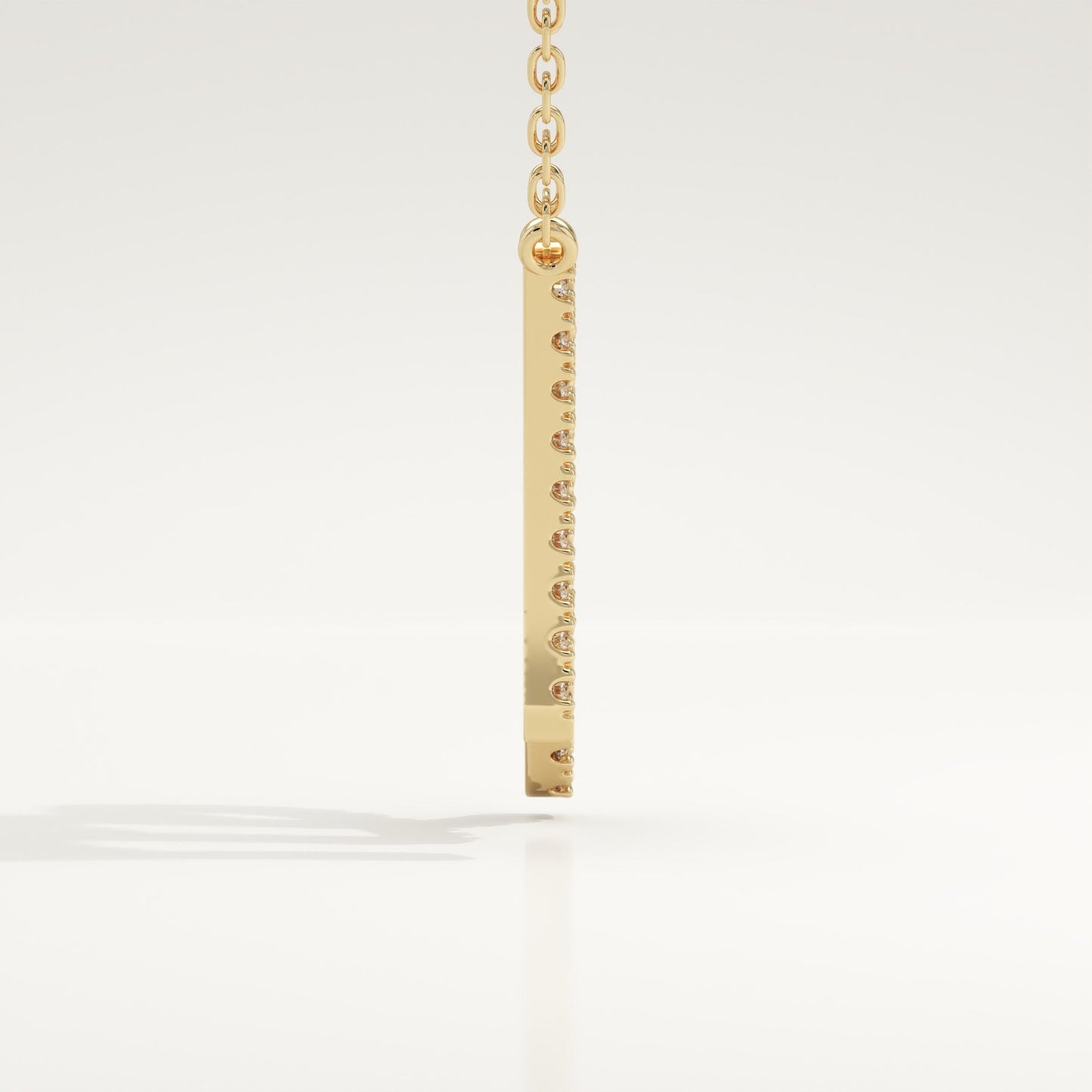 0.204 TCW Round Lab-Grown Diamond Virgo Zodiac Necklace