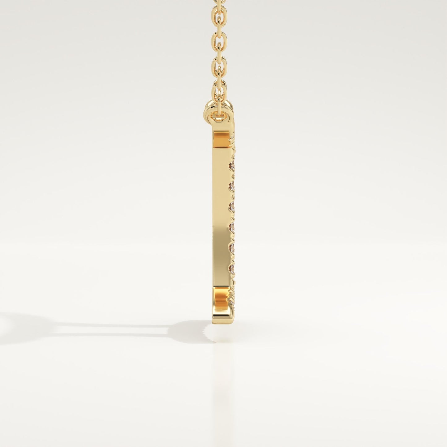 0.13 TCW Round Lab-Grown Diamond Gemini Zodiac Necklace