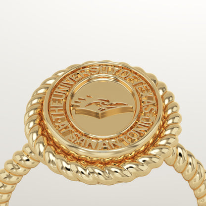 University Of Texas Style Statement Ring