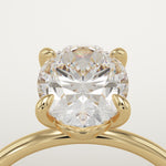 2.0 CT Oval Cut Solitaire Lab-Grown Diamond Engagement Ring