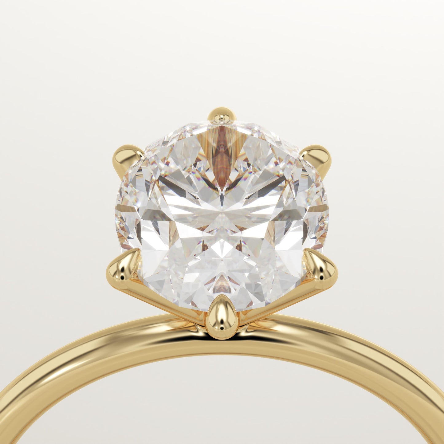 Oval Cut Solitaire Lab-Grown Diamond Engagement Ring