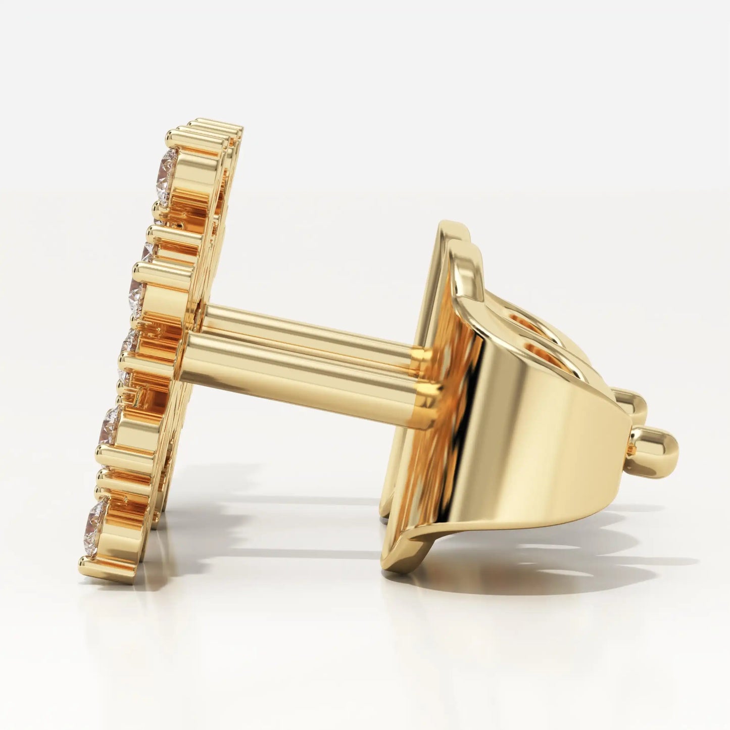 0.408 TCW Round Lab-Grown Diamond Stud Earrings
