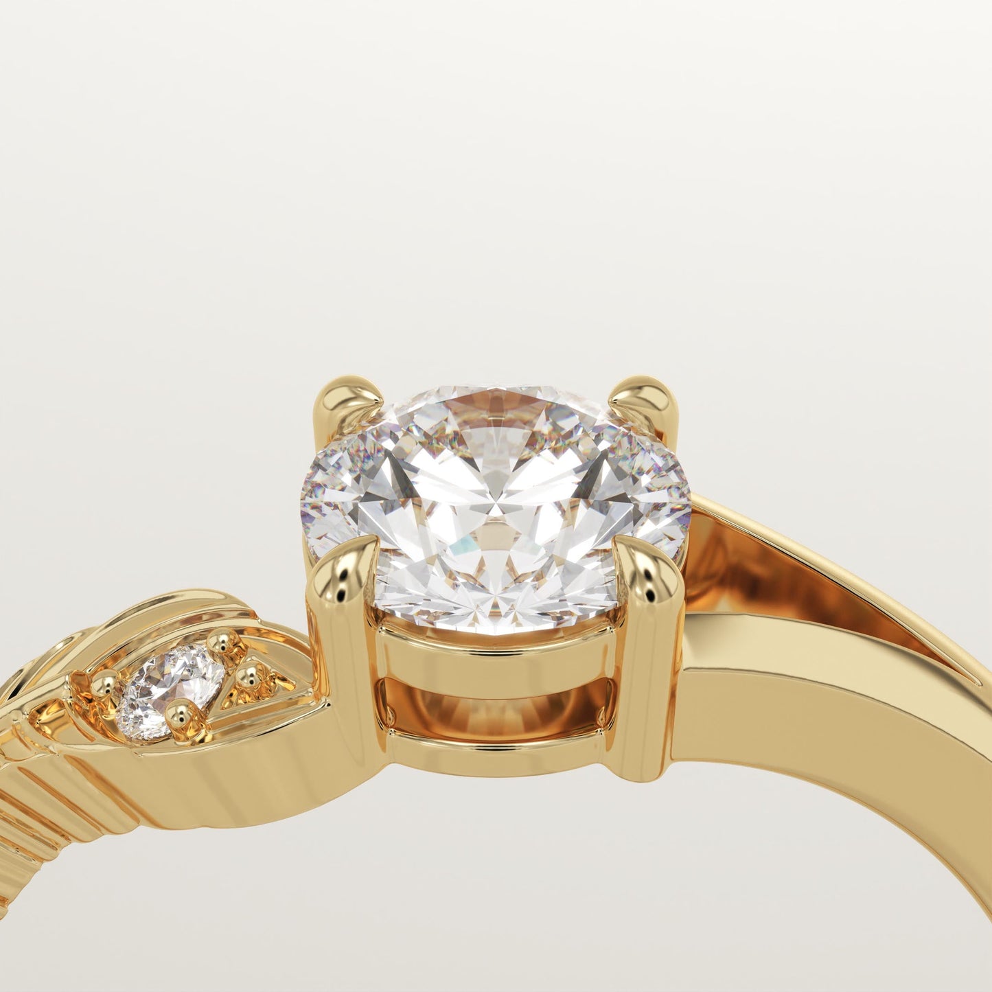 0.775 Round Cut Toi Et Moi Lab-Grown Diamond Engagement Ring