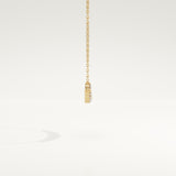 0.413 TCW Round Lab-Grown Diamond Curved Necklace