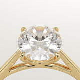 2.0 CT Oval Cut Solitaire Lab-Grown Diamond Engagement Ring