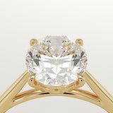 2.0 CT Oval Cut Solitaire Lab-Grown Diamond Engagement Ring