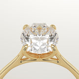 1.5 CT Oval Cut Solitaire Lab-Grown Diamond Engagement Ring
