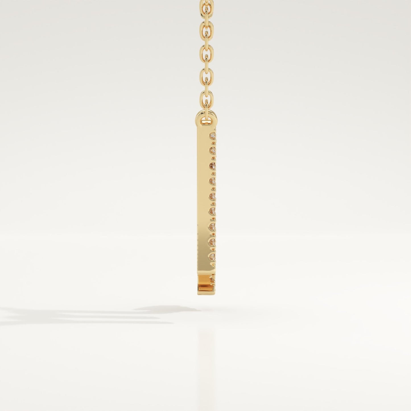 0.093 TCW Round Lab-Grown Diamond Virgo Zodiac Necklace