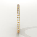 0.5 TCW Round Cut Lab-Grown Diamond Full Eternity Wedding Band