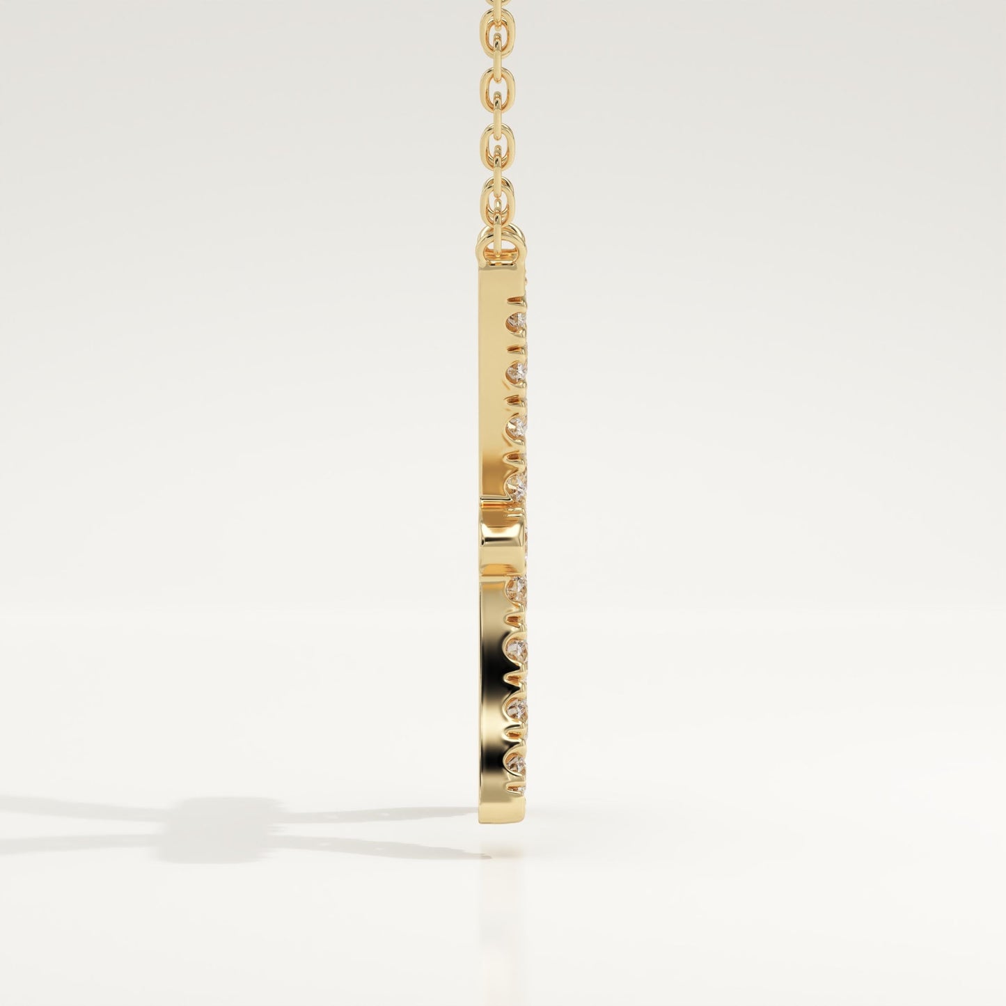 0.273 TCW Round Lab-Grown Diamond Pisces Zodiac Necklace