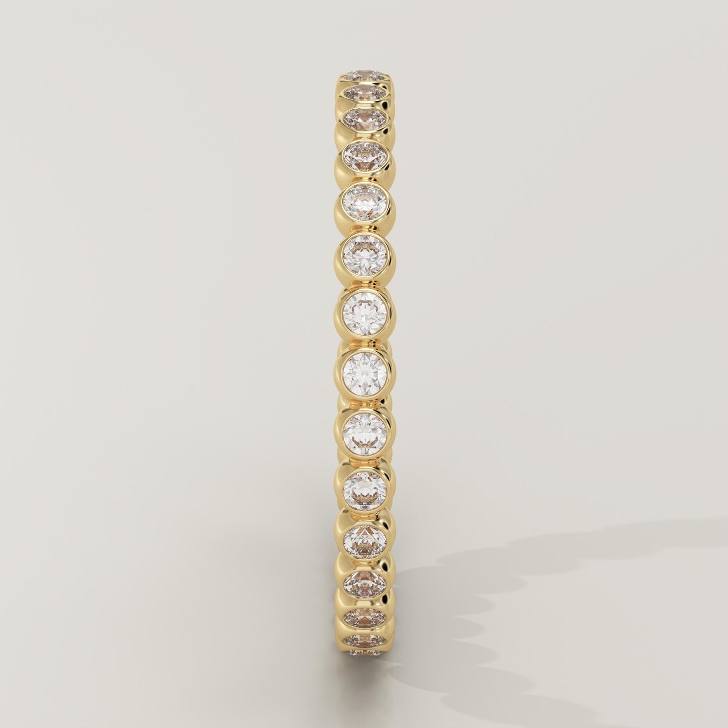 0.7 TCW Round Lab-Grown Diamond Full Eternity Wedding Band