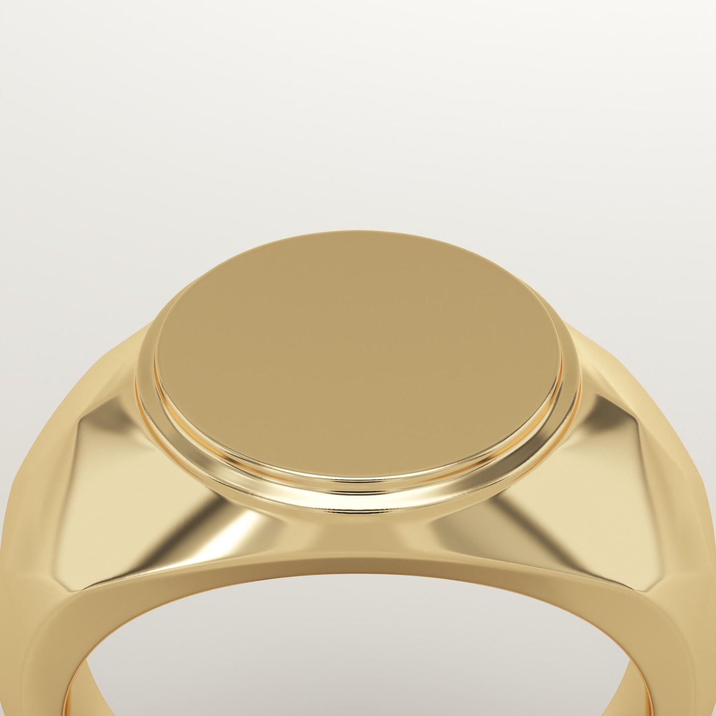 Signet Wedding Band For Men
