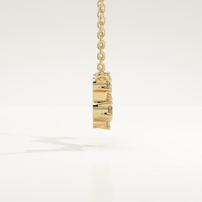0.16 TCW Round Lab-Grown Diamond Aires Constellation Necklace