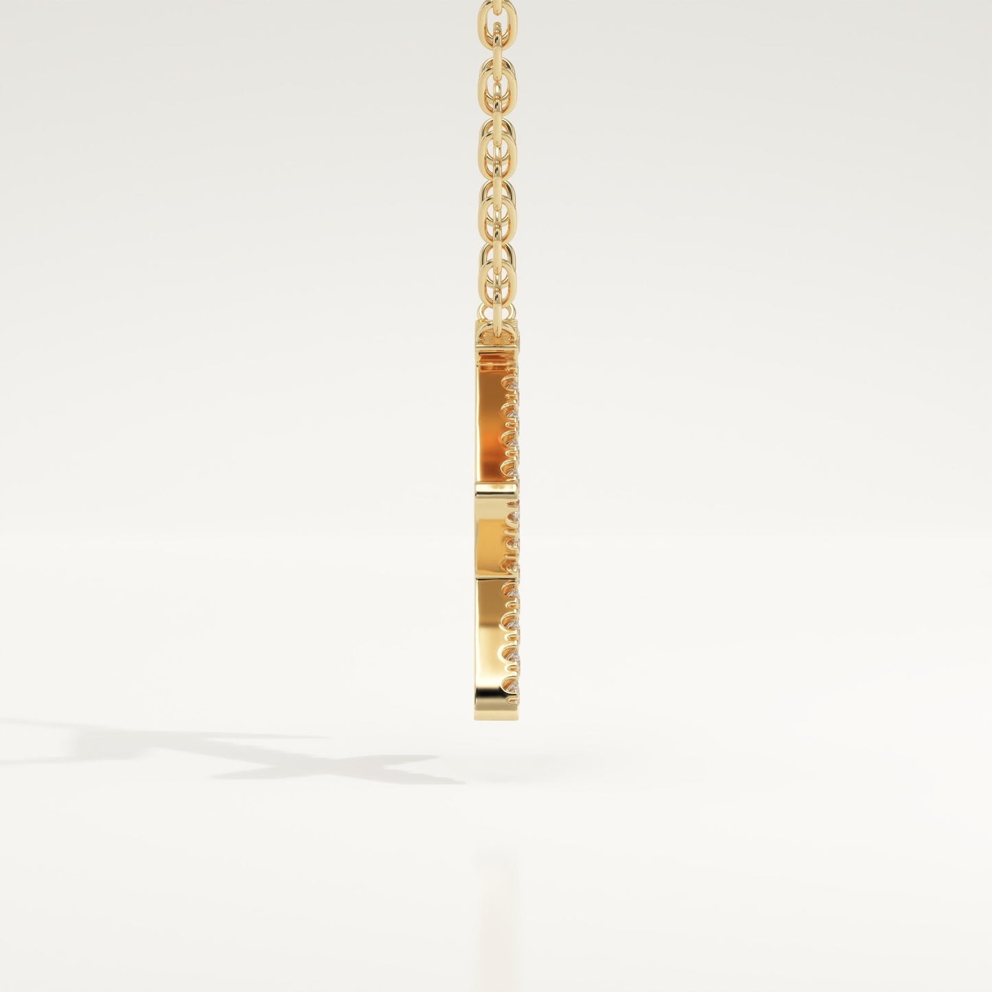 0.273 TCW Round Lab-Grown Diamond Sagittarius Zodiac Necklace