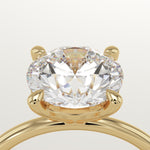 2.0 CT Round Cut Solitaire Lab-Grown Diamond Engagement Ring