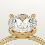 2.0 CT Round Cut Solitaire Lab-Grown Diamond Engagement Ring