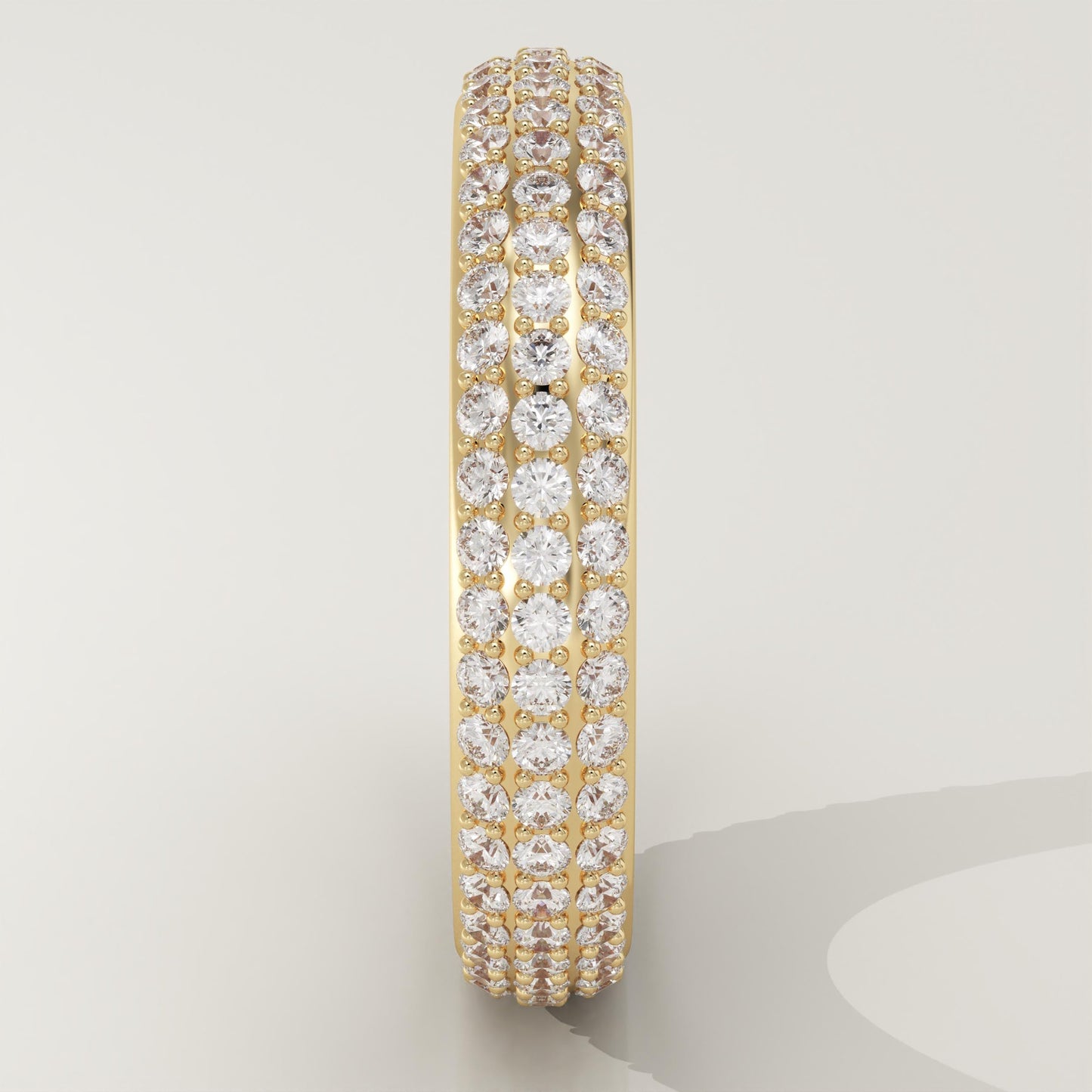 1.73 TCW Round Lab-Grown Diamond Multi Stone Wedding Band