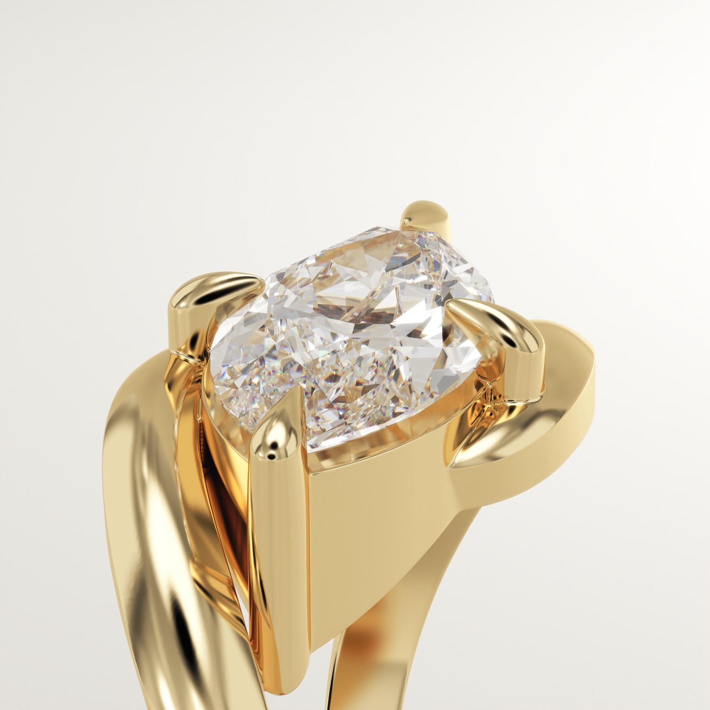Marquise Cut Solitaire Lab-Grown Diamond Engagement Ring