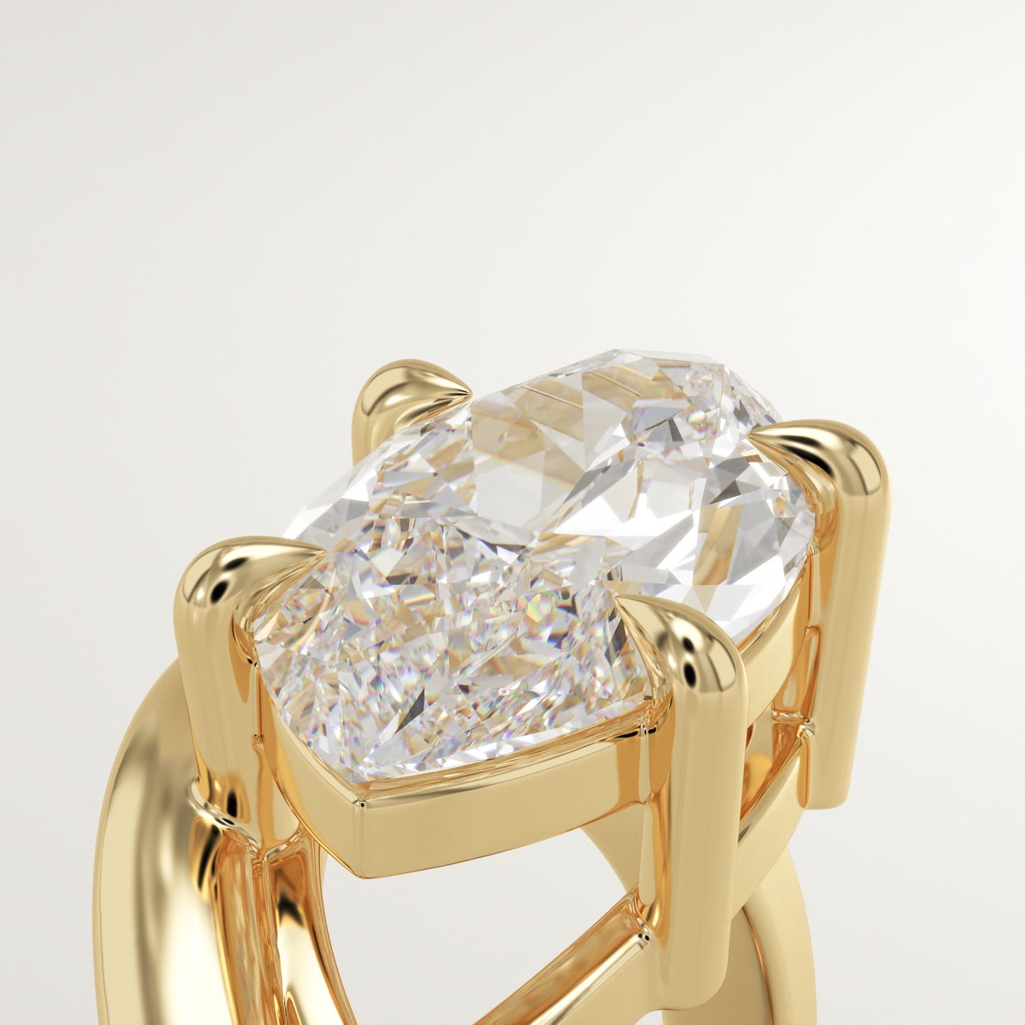 Marquise Cut Solitaire Lab-Grown Diamond Engagement Ring
