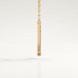 0.093 TCW Round Lab-Grown Diamond Virgo Zodiac Necklace