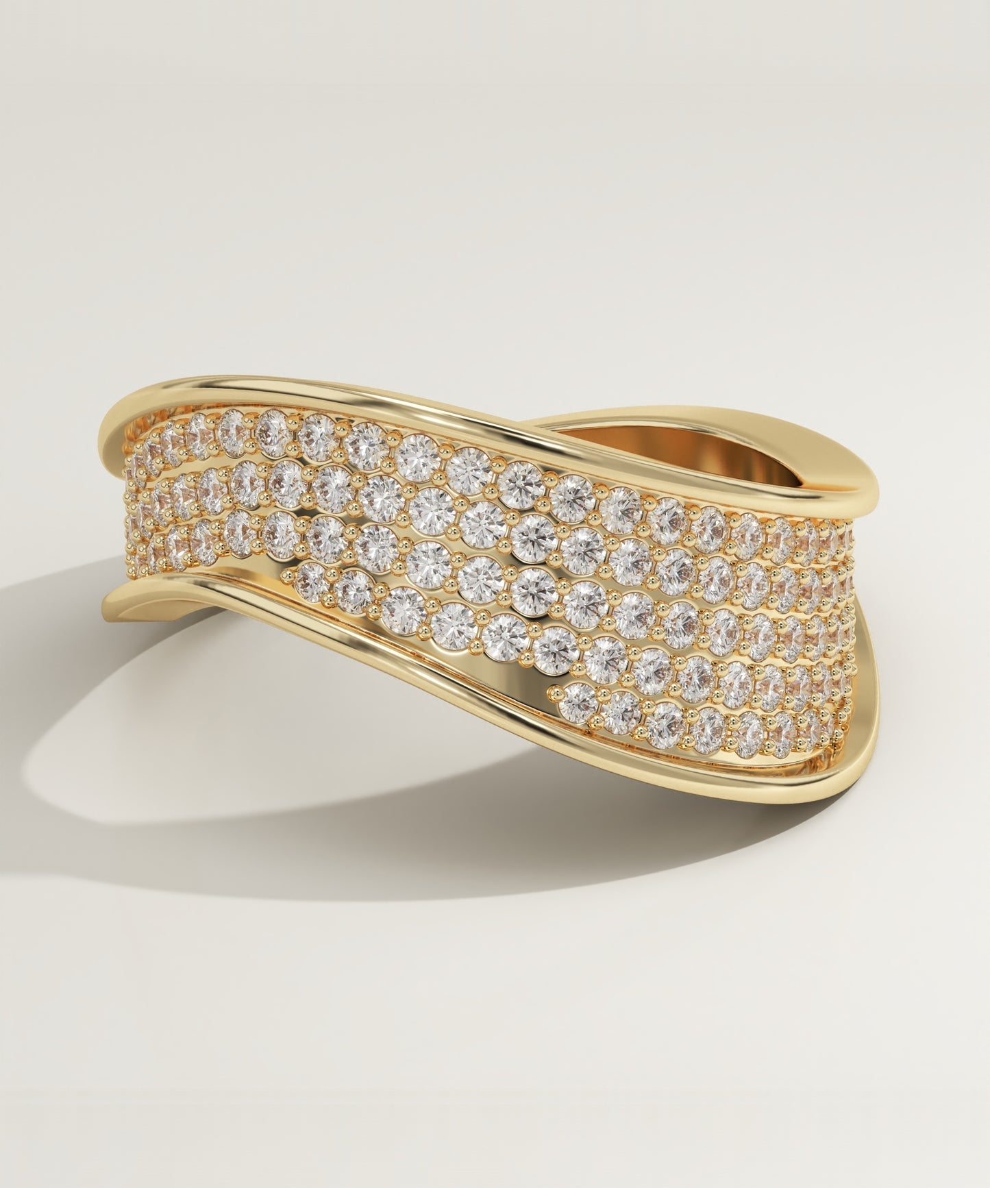 0.953 TCW Round Lab-Grown Diamond Multi Stone Wedding Band