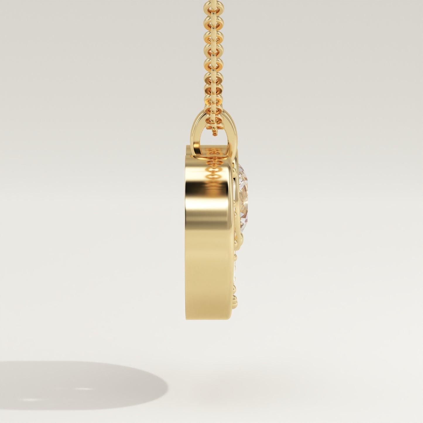 2.14 TCW Round & Baguette Lab-Grown Diamond Multi Stone Charm Necklace