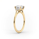 2 CT Marquise Cut Cluster Lab-Grown Diamond Engagement Ring