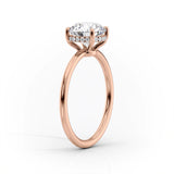 2 CT Pear Cut Hidden Halo Lab-Grown Diamond Engagement Ring