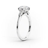 2 CT Princess Cut Three Stone Lab-Grown Diamond Engagement Ring
