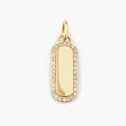 0.3 TCW Round Lab-Grown Diamond Bar Necklace