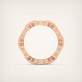 1.0 CT Round Shaped Moissanite Wedding Band For Men