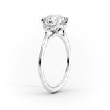 2 CT Pear Cut Cluster Lab-Grown Diamond Engagement Ring