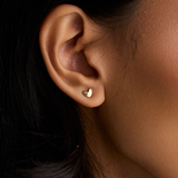 Heart Stud Earrings