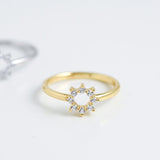 0.5 TCW Round Shaped April-Diamond Birthstone Wedding Band