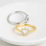 0.5 TCW Round Shaped April-Diamond Birthstone Wedding Band