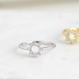 0.5 TCW Round Shaped April-Diamond Birthstone Wedding Band