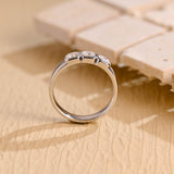 0.25 TCW Asscher Cut Lab-Grown Diamond Bezel Wedding Band