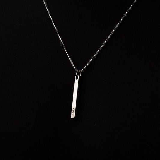 Engravable Bar Necklace