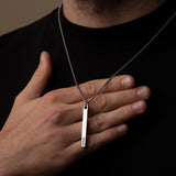 Engravable Bar Necklace