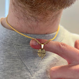 Leaf Clover Necklace For Him