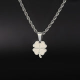 Leaf Clover Necklace For Him
